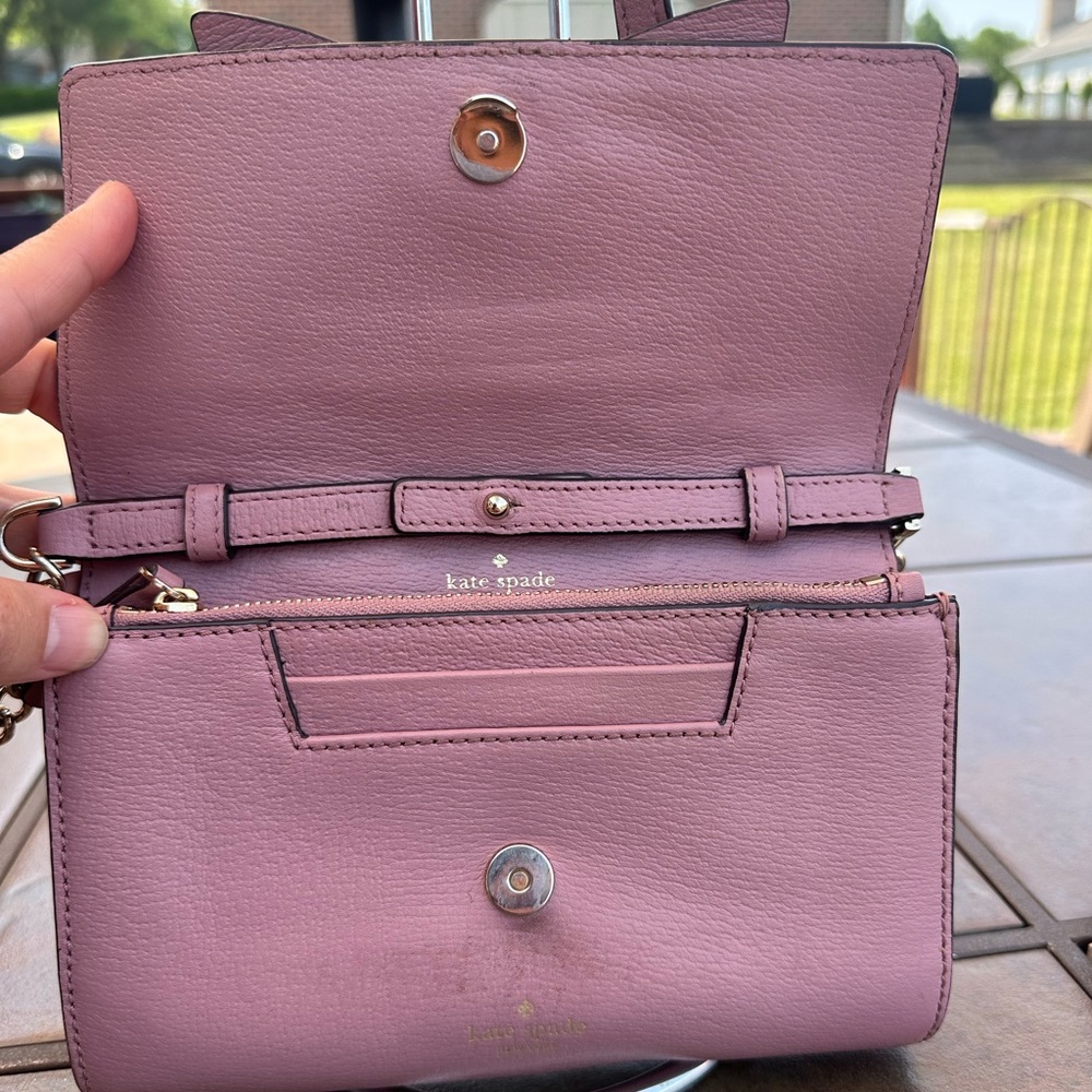 Kate Spade Pink Bow Crossbody Bag Women’s - Picture 4 of 14